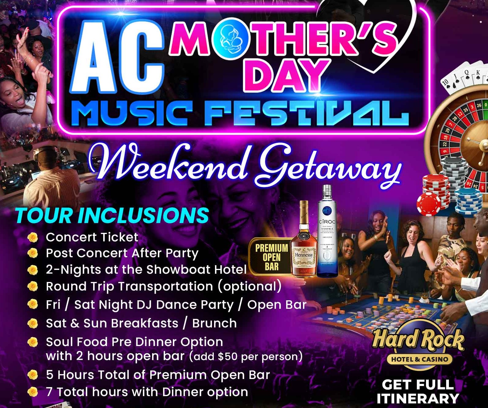 Atlantic City Mother's Day Weekend Flyer