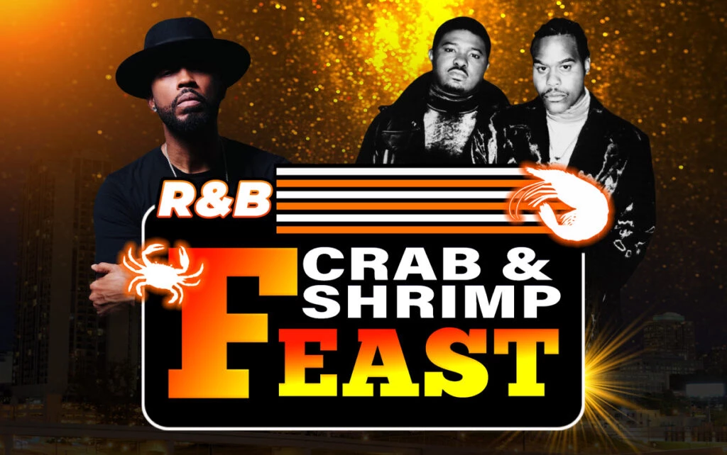 Go on a R&B crab & shrimp feast weekend getaway this summer.