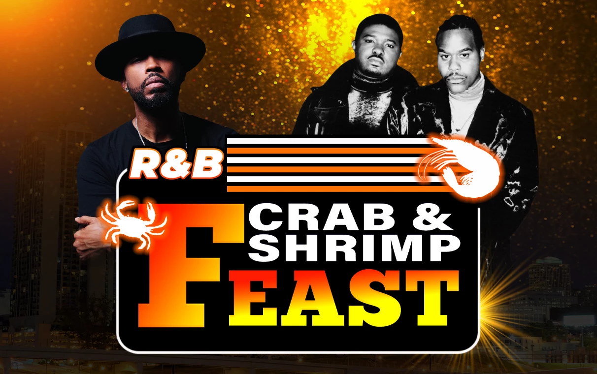 Go on a R&B crab & shrimp feast weekend getaway this summer.